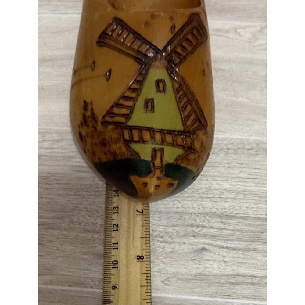 Wooden Clog Decorative Holland Michigan Wall Hanging Plant Holder